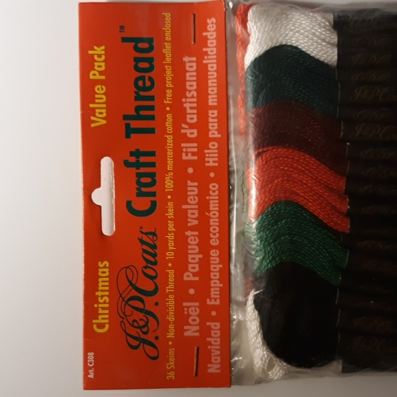 J. & P. Coats Craft Thread 36 Skeins - Picture 5 of 5
